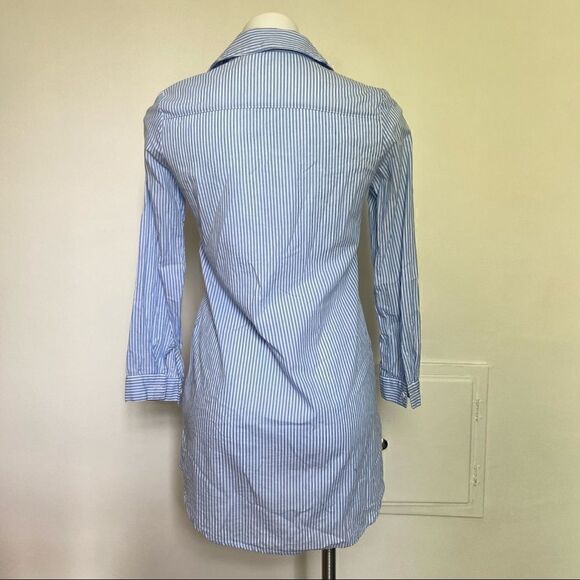 Shein Embroidered Button Down Shirt Dress - Picture 6 of 8